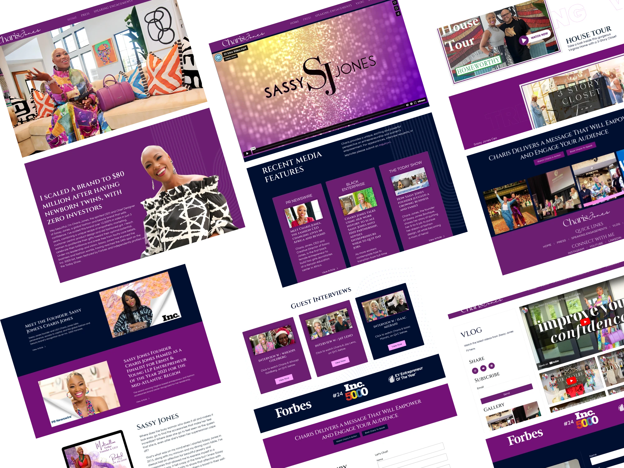 Charis Jones | Personal brand website