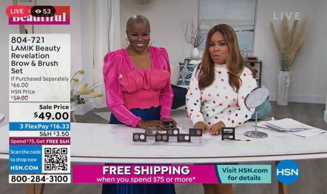 LAMIK Beauty on HSN | National brand visibility